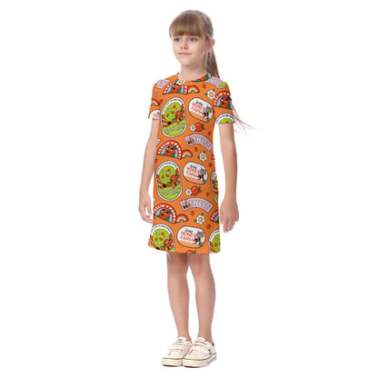 Sweet Birdie Kid's Short Sleeve Dress