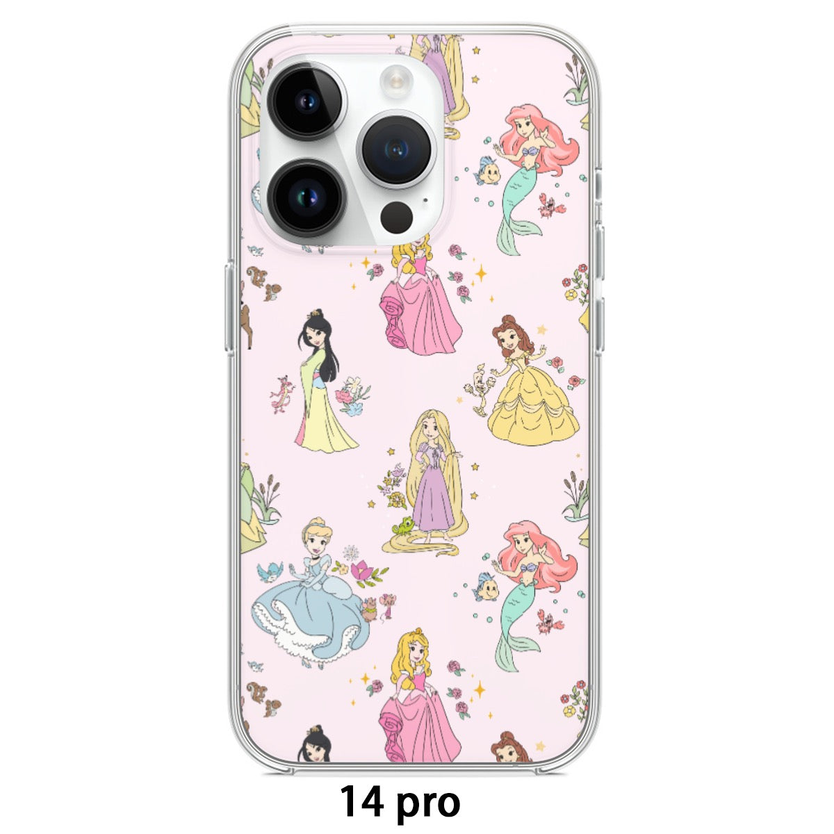 Princess iPhone 14 15 Series Mobile Phone Case