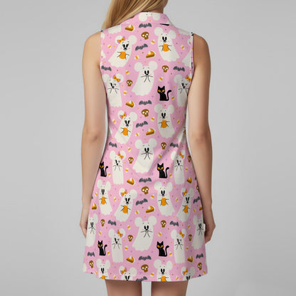 Mouse Ghosts [pink] Women’s Sports Dress Set