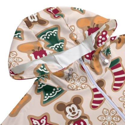 Christmas Cookies Unisex Pullover Jacket With Zipper Closure