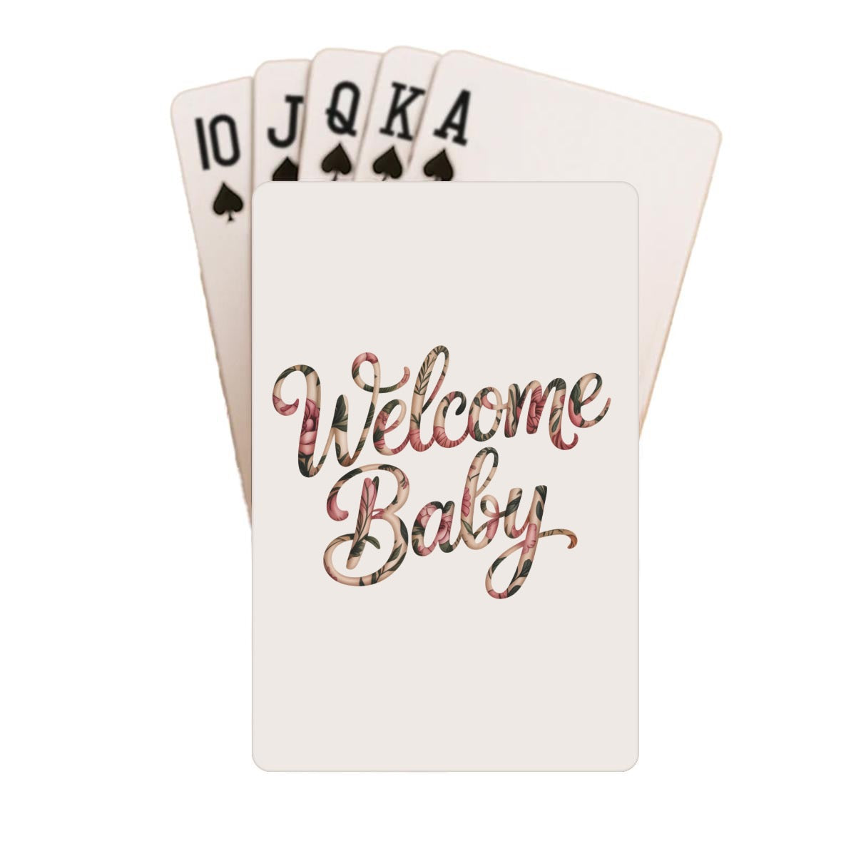 Welcome Baby Playing Cards