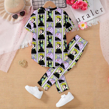 Villain Portrait Kids' Casual Top and Pants Set