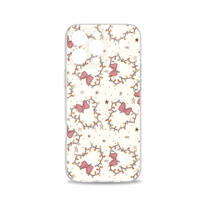 Christmas Lights Minnie iPhone 16 Series Mobile Phone Case