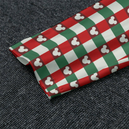 MM Christmas Plaid Men's Raglan Sleeve Pajama Set