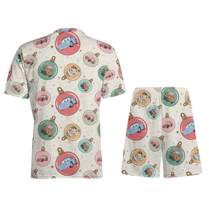 Car Ornaments Children's Sports T-Shirt Set