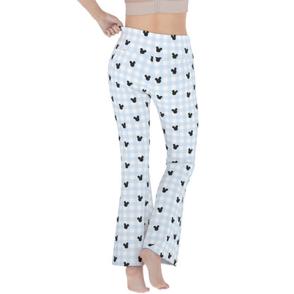 Light Blue Women's Flare Yoga Pants