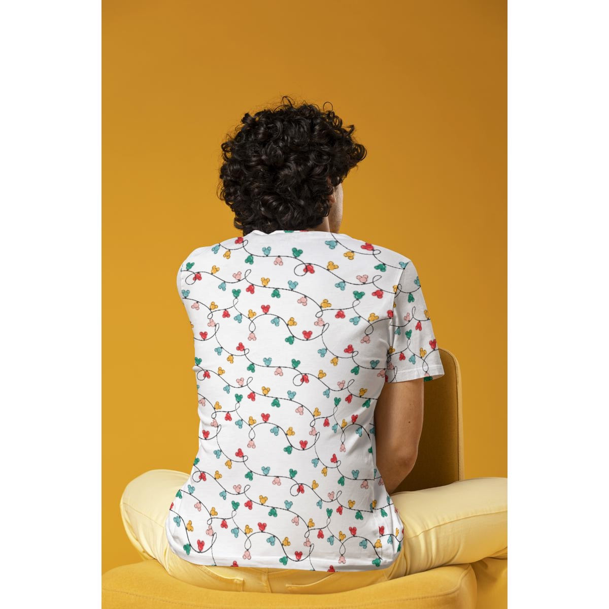 MM Christmas Lights Print Men's T-Shirt