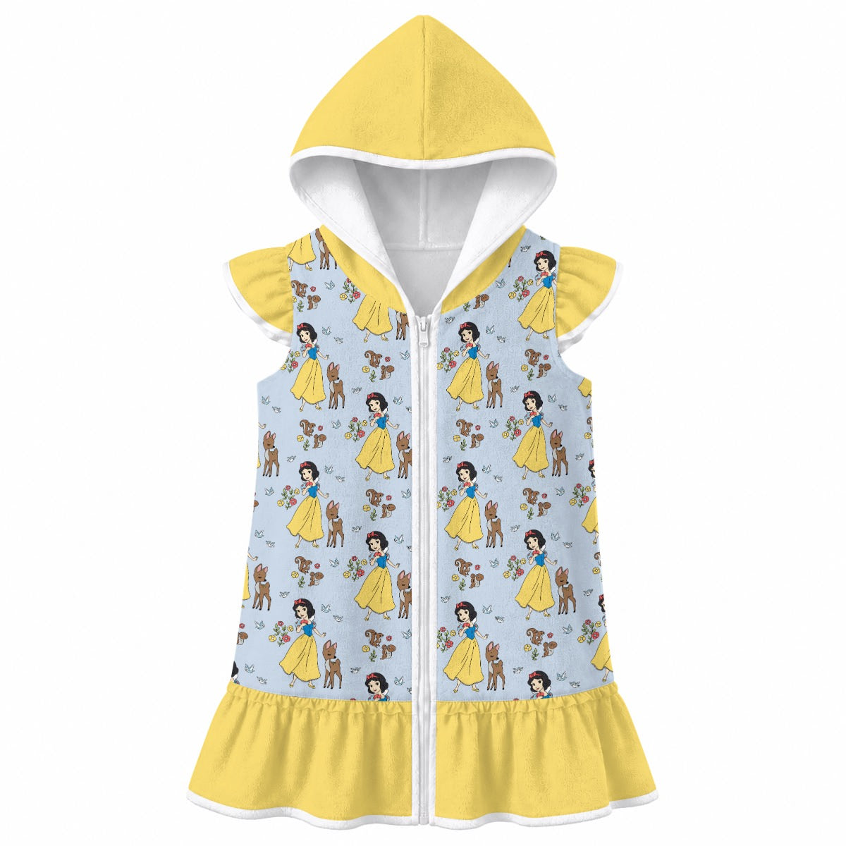 The Fairest One of All Girls' Hooded Beach Cover-Up