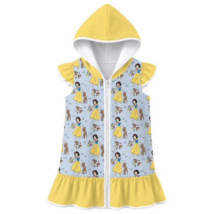 The Fairest One of All Girls' Hooded Beach Cover-Up