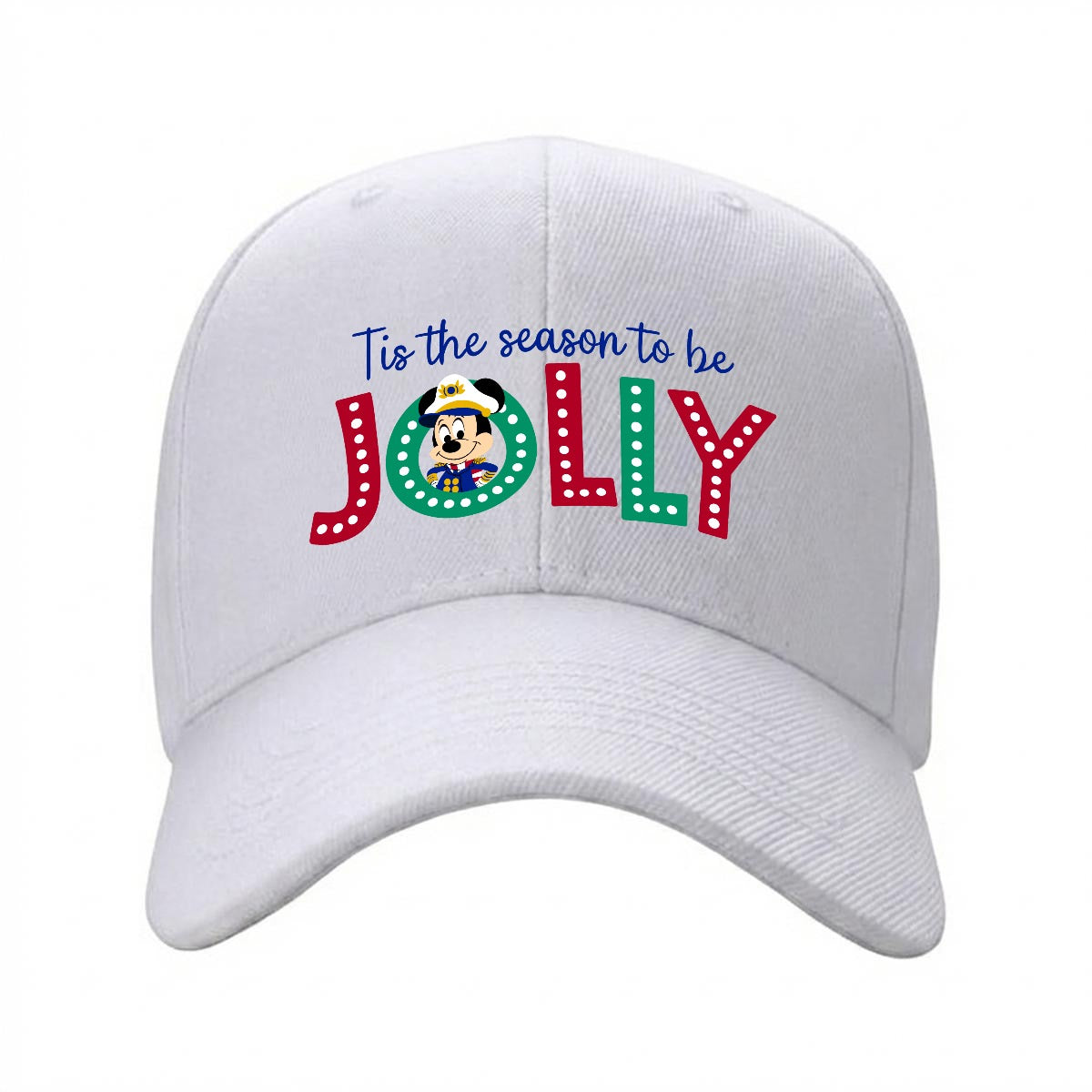 Tis the Season to be Jolly Curved Brim Baseball Cap