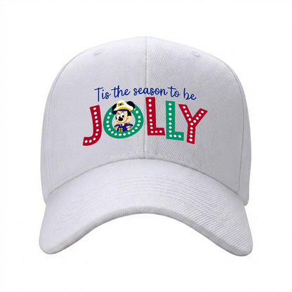 Tis the Season to be Jolly Curved Brim Baseball Cap
