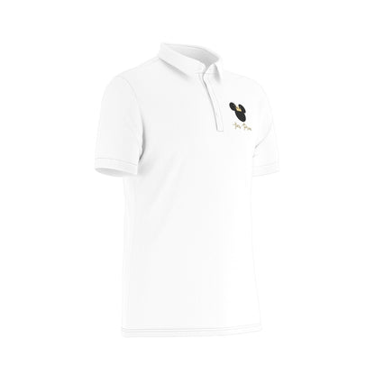 Her Prince Men's Stretch Collar Polo Shirt