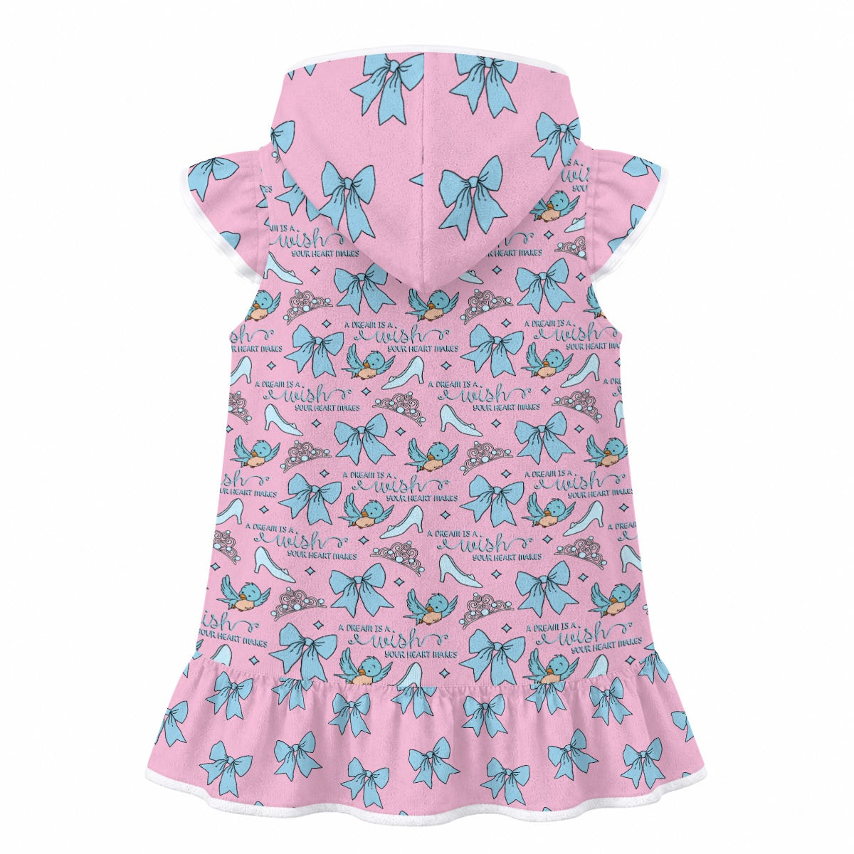 A Dream [pink] Girls' Hooded Beach Cover-Up