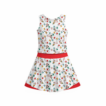 MM Christmas Lights & Friends Women's Sports Tank & Skort Set