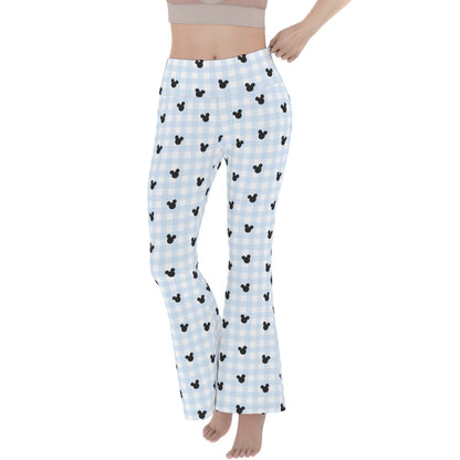 Light Blue Women's Flare Yoga Pants