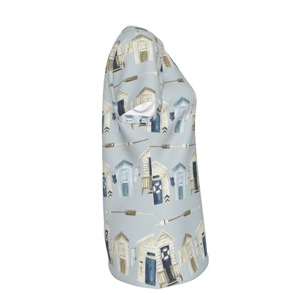 Beach Houses & Oars Women's Round T-Shirt|210GSM