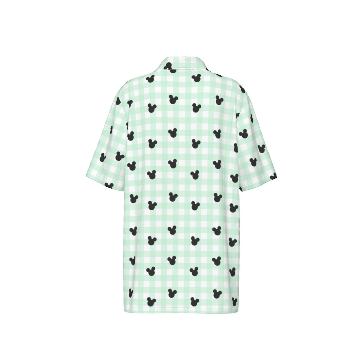 Green Gingham Boys Polo Collar Jersey |210GSM