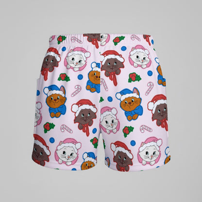 Christmas Cats [pink] Women’s Sports Dress Set