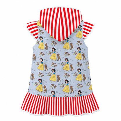 The Fairest One of All Girls' Hooded Beach Cover-Up