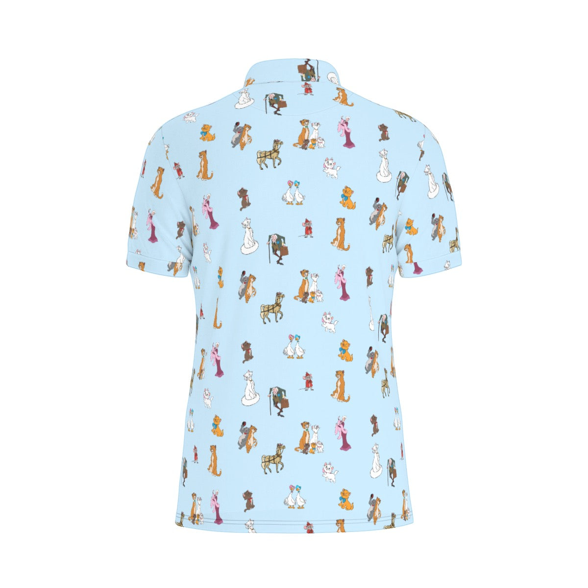 Cats Men's Stretch Collar Polo Shirt