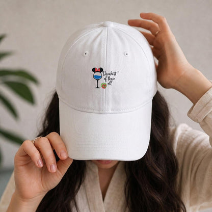 Drunkest of Them All Embroidered Soft-Crown Flat Cap