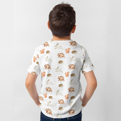 Woodland Friends Kid's T-Shirt