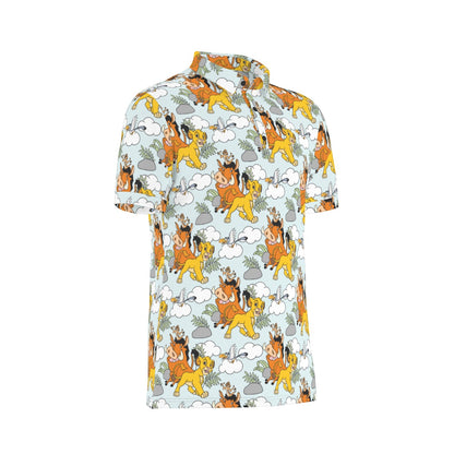 LK Men's Stretch Collar Polo Shirt