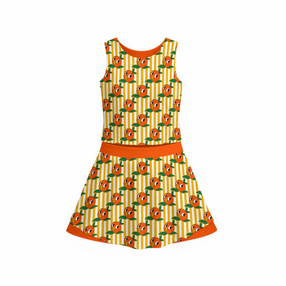 Striped Birdie Women's Sports Tank & Skort Set