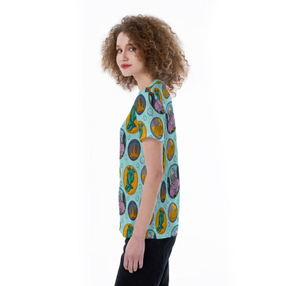 Sea Witch V-neck Women's T-shirt