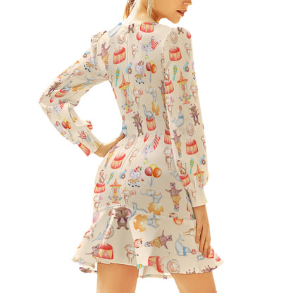 Circus Women's Ruffle Hem Skinny Dress
