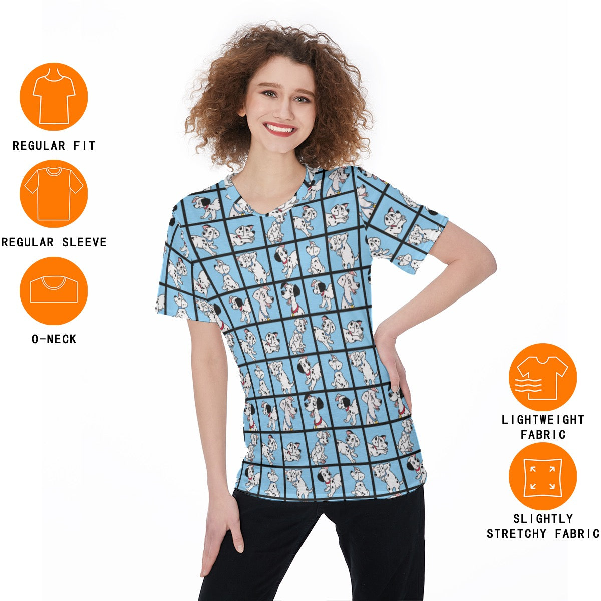 Darling Bunch Women's O-Neck T-Shirt|180 GSM Jersey