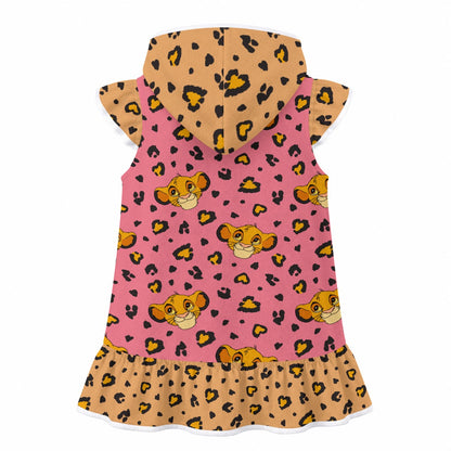 Roar Girls' Hooded Beach Cover-Up