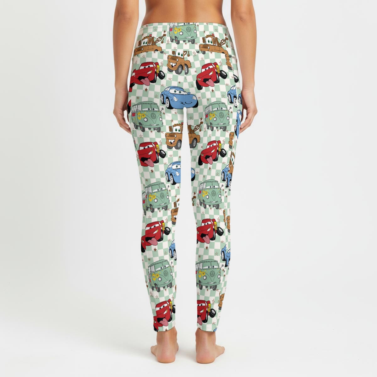 Cars Women's High Waist Leggings With Side Pocket