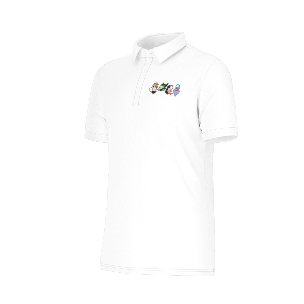 Villains Men's Stretch Collar Polo Shirt