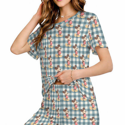 Gingham MM Women’s Loungewear Set