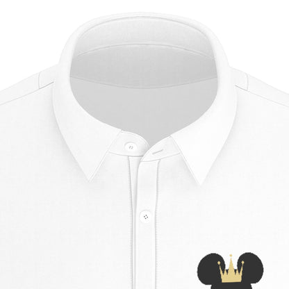 Her Prince Men's Stretch Collar Polo Shirt