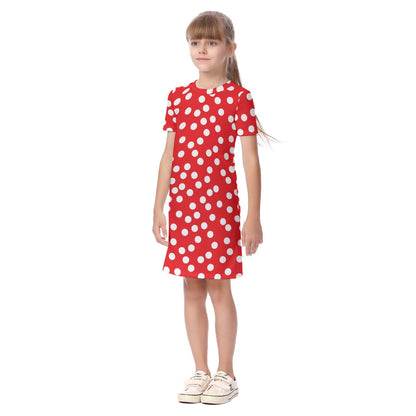 Dots Kid's Short Sleeve Dress