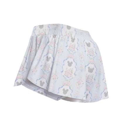 Blue Grandmillenial Women's Sport Skorts With Pocket
