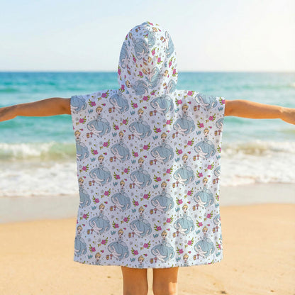 Cindy Kid's Hooded Towel Poncho