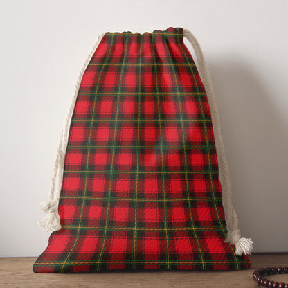 Classic Christmas Plaid Christmas Sack