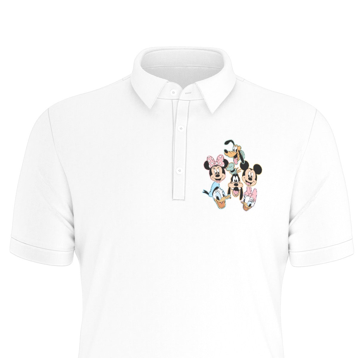 MM & Friends Men's Stretch Collar Polo Shirt