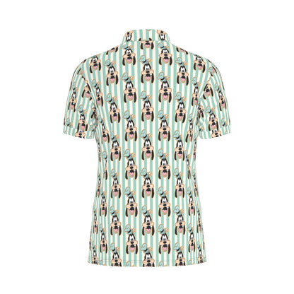 Matching Goof Men's Stretch Collar Polo Shirt