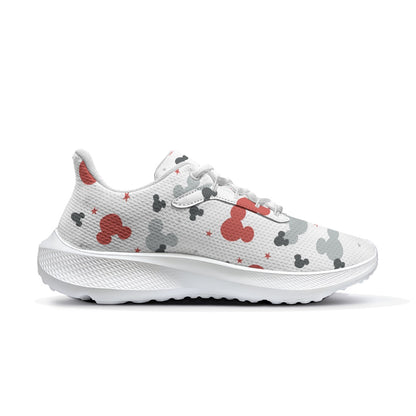 Red & Gray MM Women's Road Running Shoes