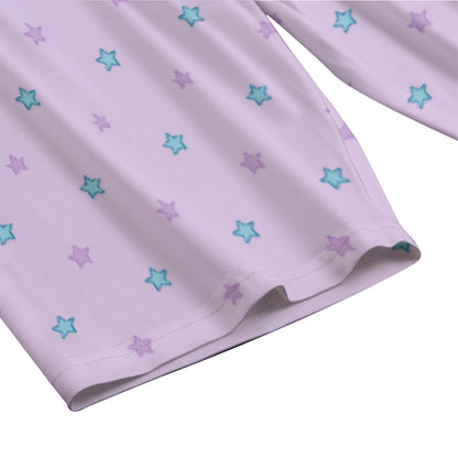 Alien Friends & Stars Women's T-shirt Set With Short Sleeve
