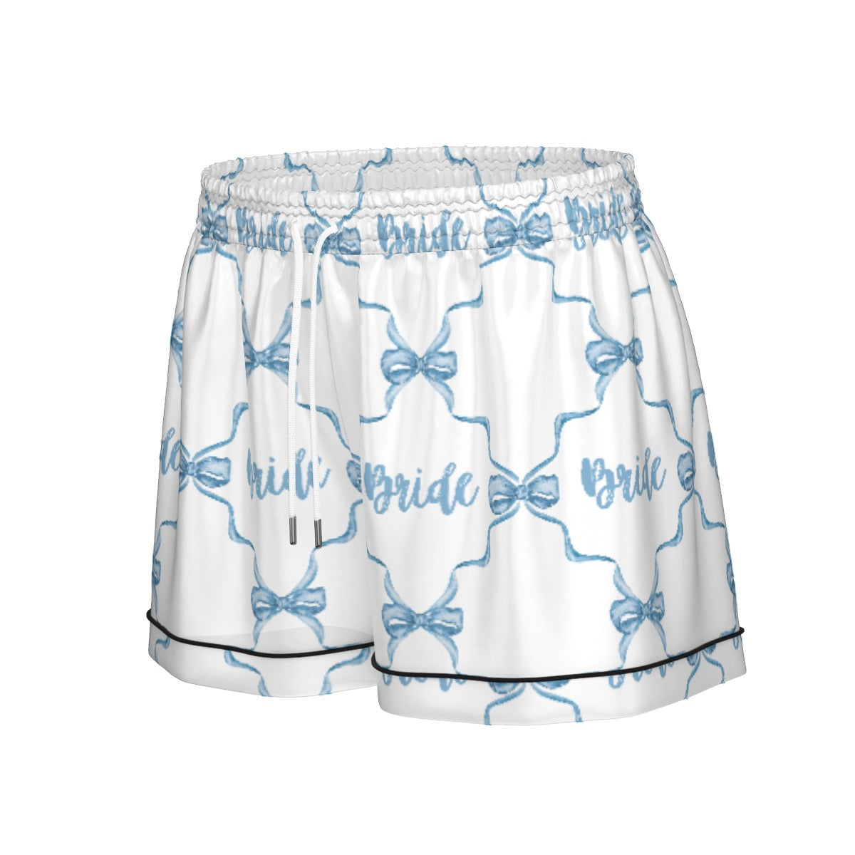 Bride [white] Women's Pajama Set With Short Sleeve