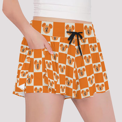 Pumpkin MM Check Girls' Sports Culottes