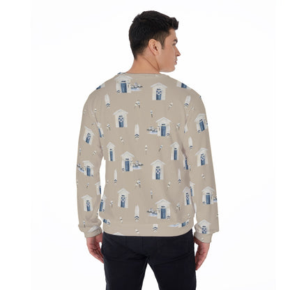 Khaki Beach Houses & Boards Men's Sweater