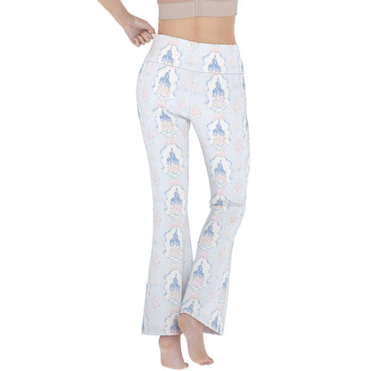 Grandmillenial Castle Women's Flare Yoga Pants
