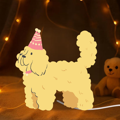 Party Pups 1 Personalized Light Box