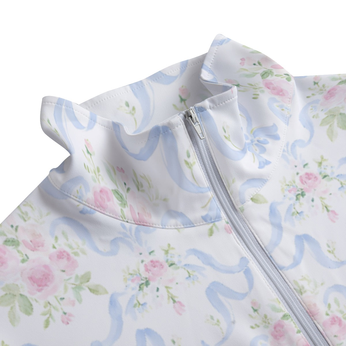Grandmillenial Ribbon Women's Stand-up Collar T-shirt